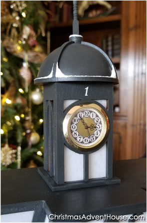 Christmas Advent House Clock Tower