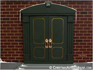 Christmas Advent House Front Door